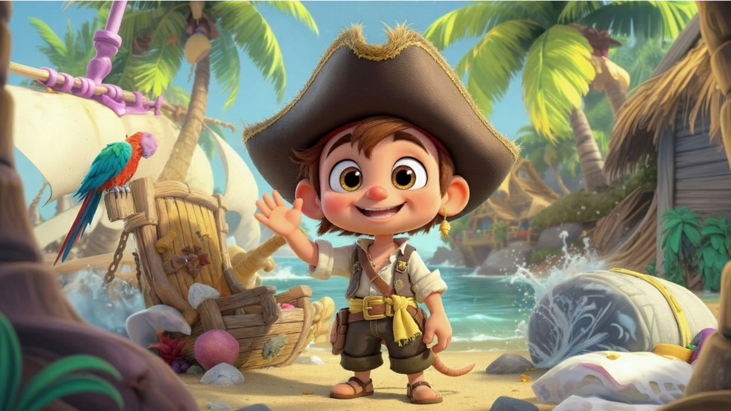 Treasure Island - Story Letter Subscription. (2 Letters a Month - Postage Inc!)